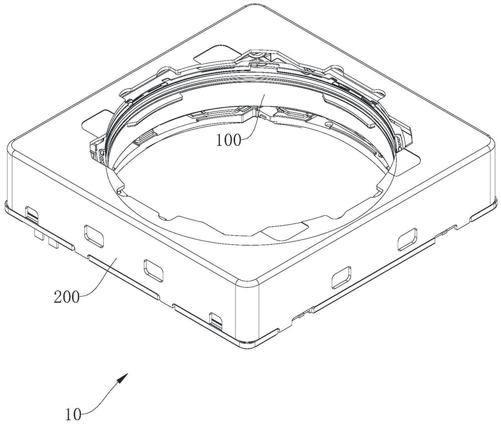 Motor and camera module