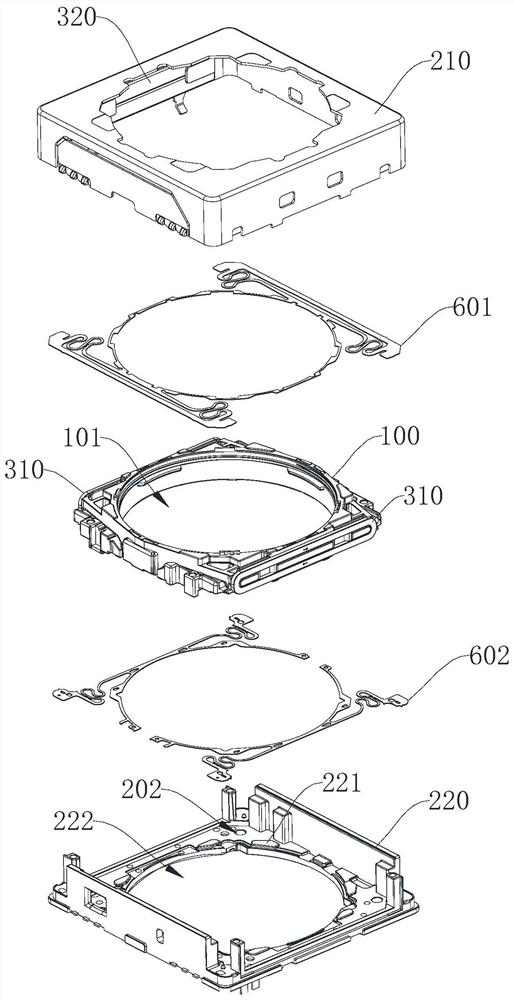 Motor and camera module