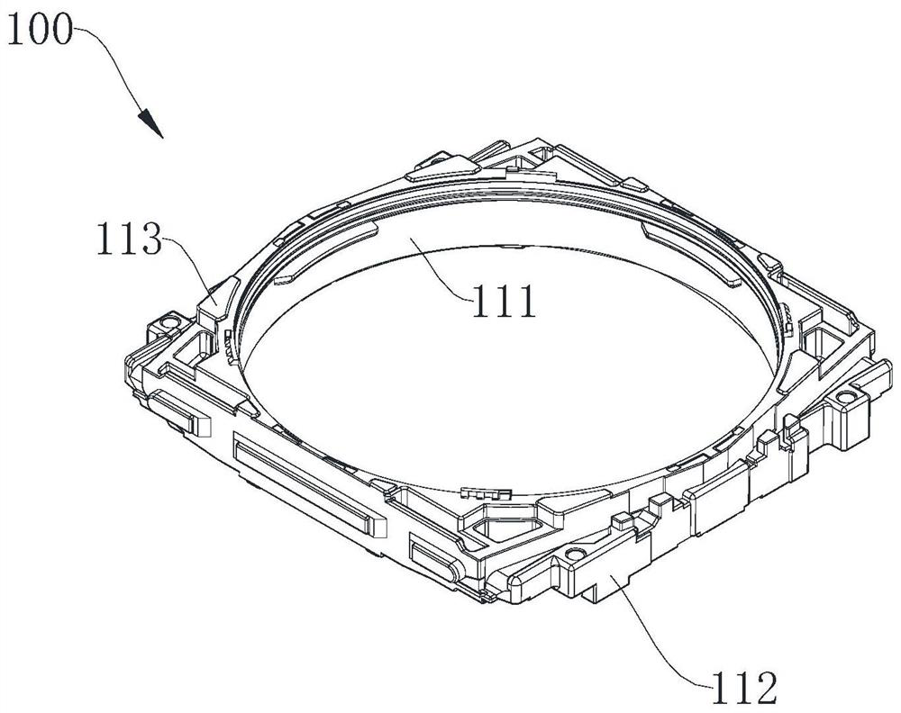 Motor and camera module