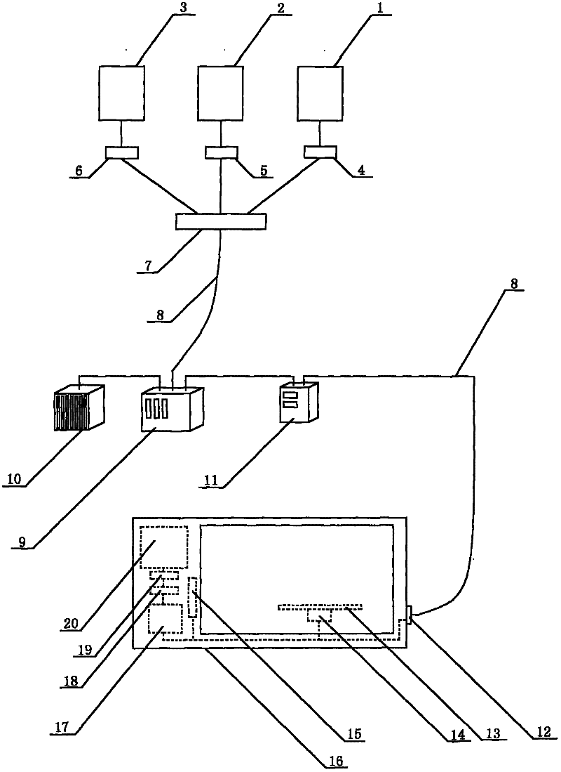 Microwave oven with light wind hydrogen new energy system serving as power supply source