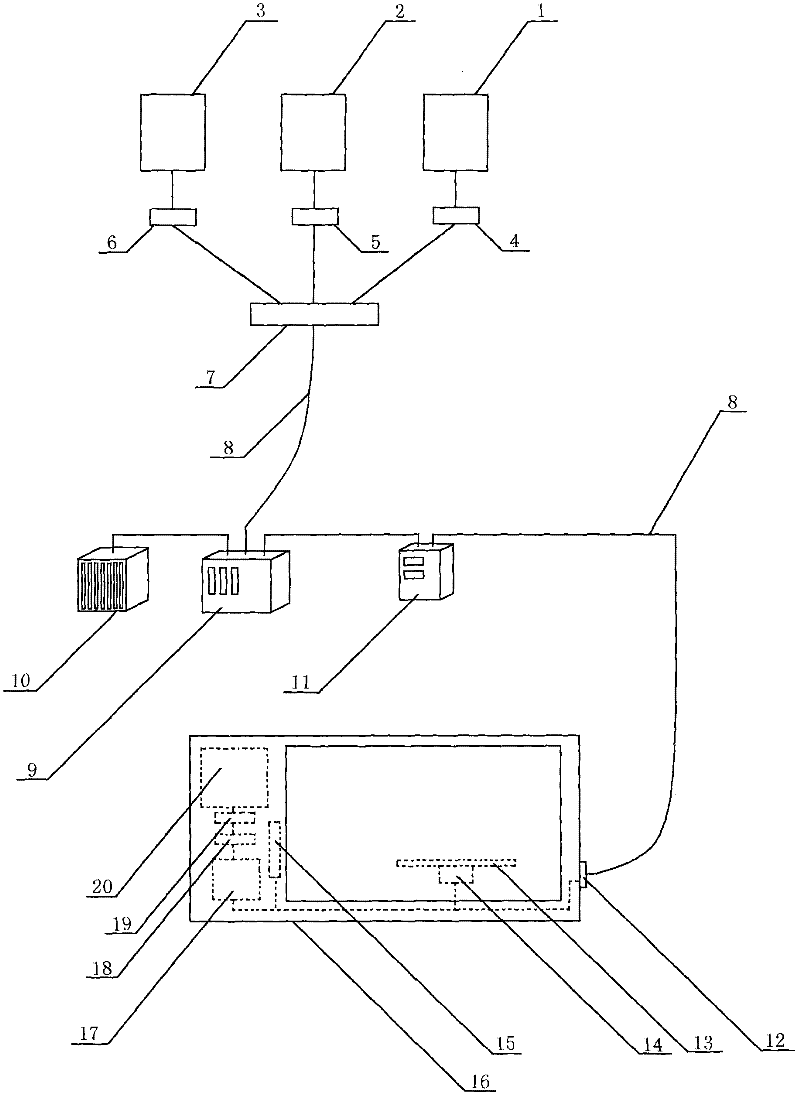 Microwave oven with light wind hydrogen new energy system serving as power supply source