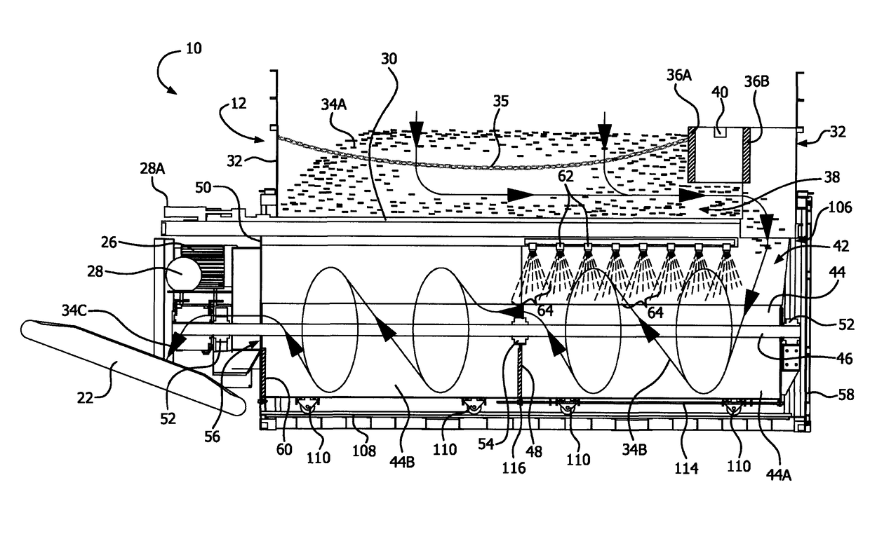 Apparatus and method for coating particulate material