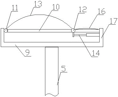 Balancing device for logistics containers