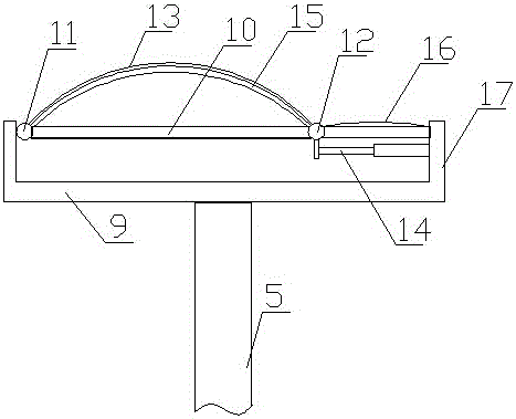 Balancing device for logistics containers