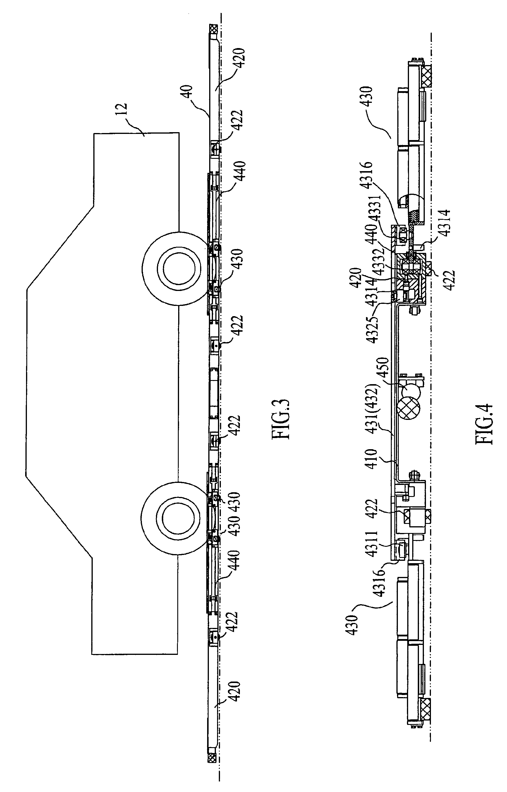 Trolley and parking system using the same