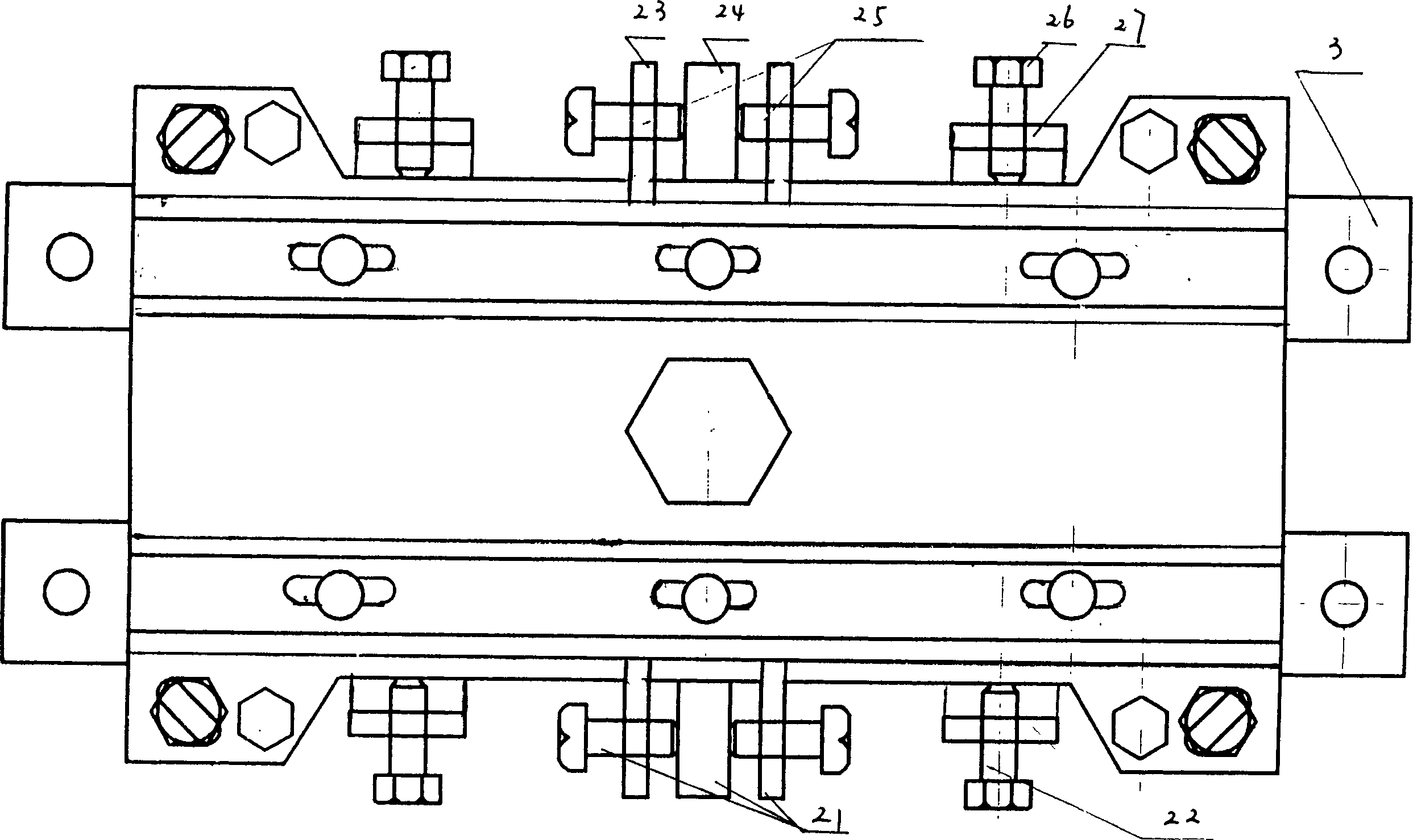 Heat-sealing apparatus for bag-making machine