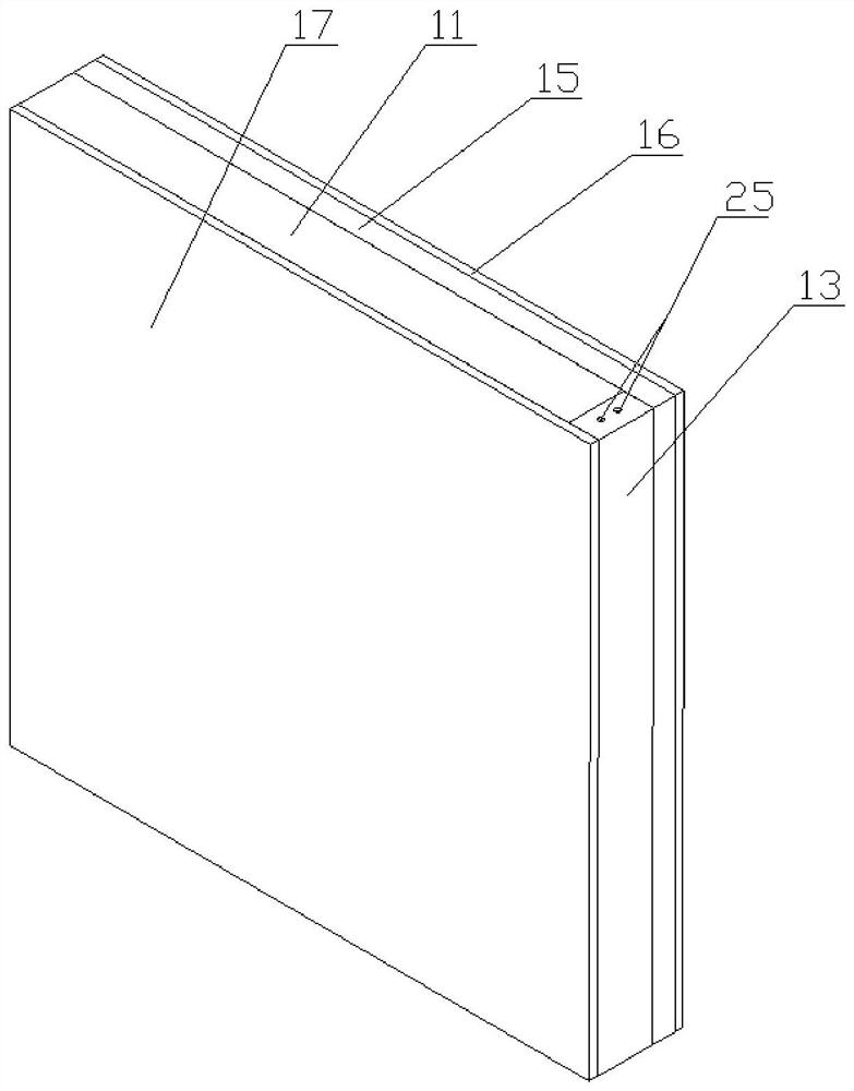 Double-U-shaped thermal activation building envelope structure with cross-shaped drill holes and operation control method