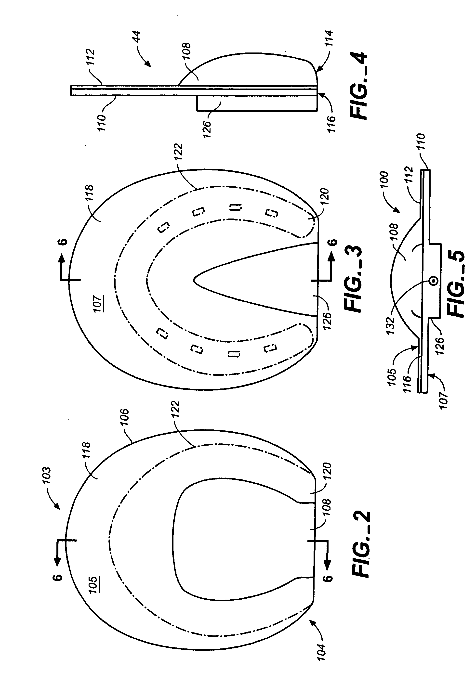 Inflatable horseshoe support pad