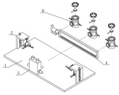 Cold and heat resistance detection device for medium borosilicate glass