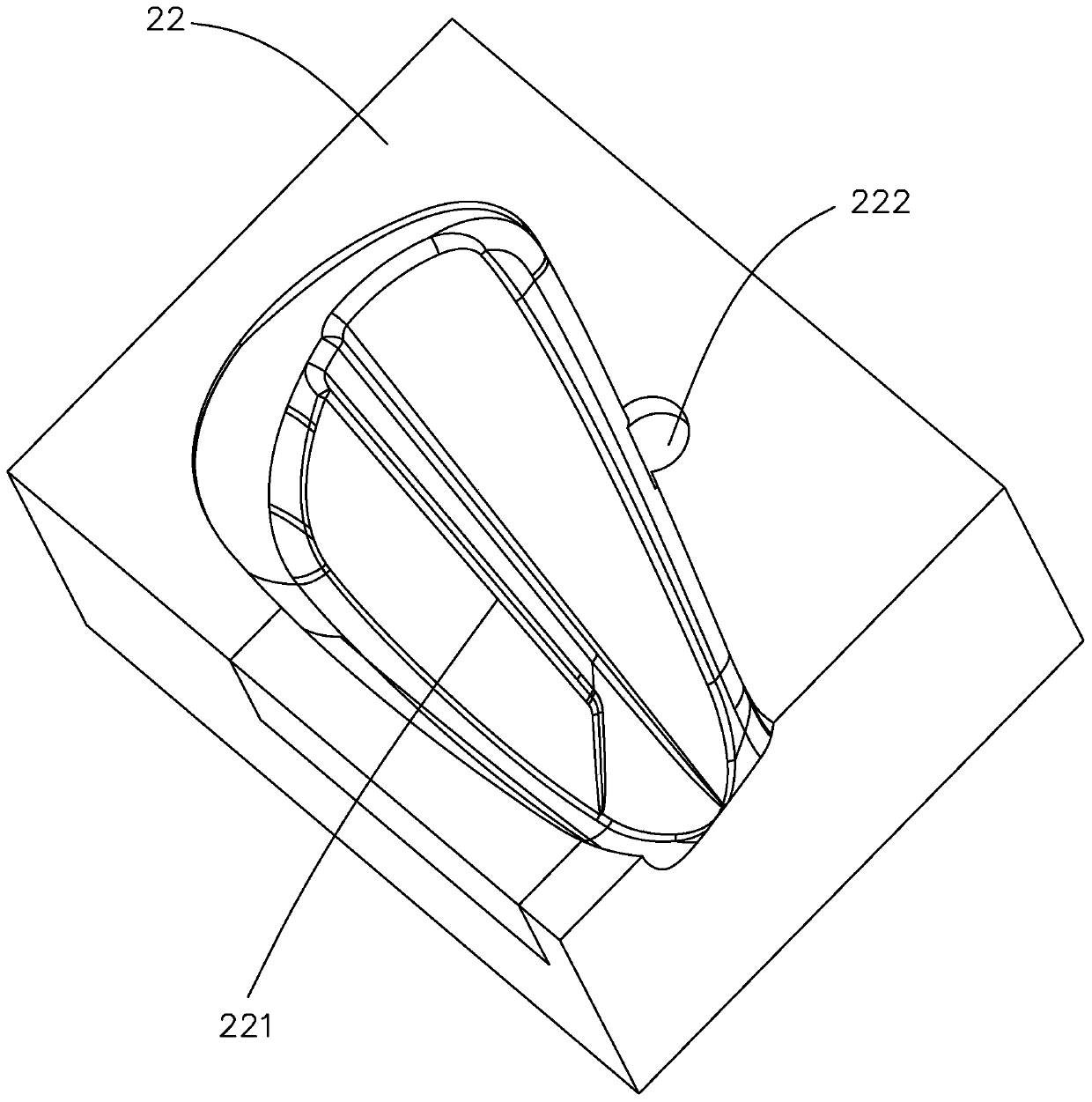 Panel spot welding jig for golf head