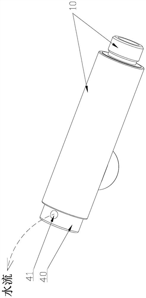 Water outlet device capable of switching water outlet by pressing