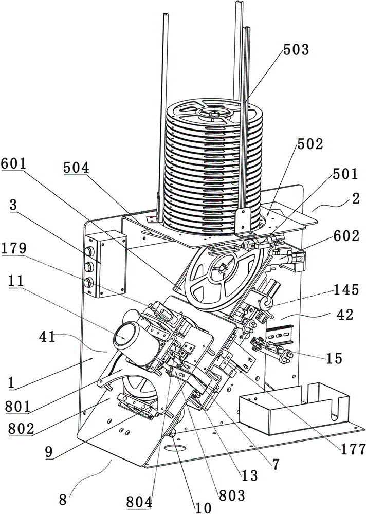 Full automatic labeling machine