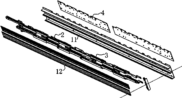 Integrated feeding network of 4G antenna