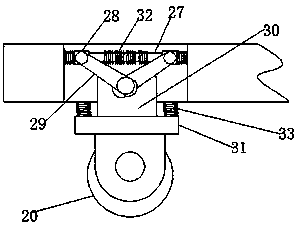 Pesticide spraying lifting device for fruit planting