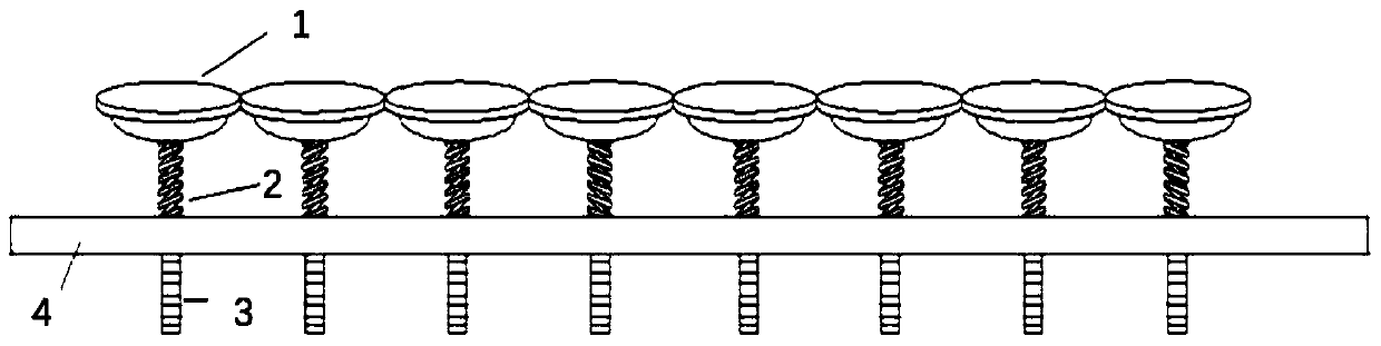 Automatic dust removing device for heat radiating air hole of large synchronous motor