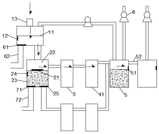 Courtyard rainwater collection and utilization system and method