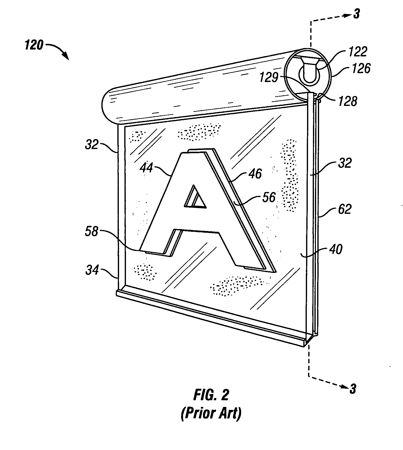 Transversely-illuminated display