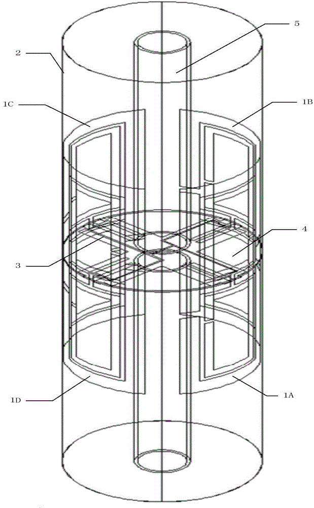 Broadband circularly-polarized omnidirectional antenna based on rectangular rings