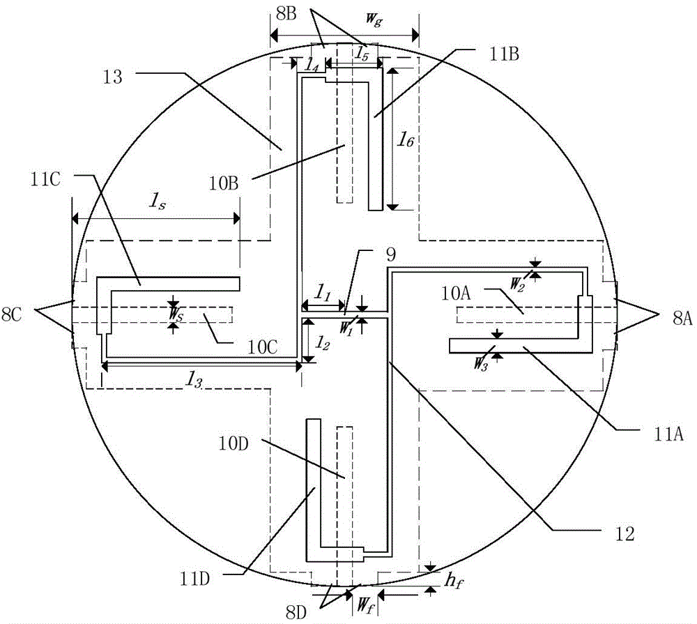 Broadband circularly-polarized omnidirectional antenna based on rectangular rings