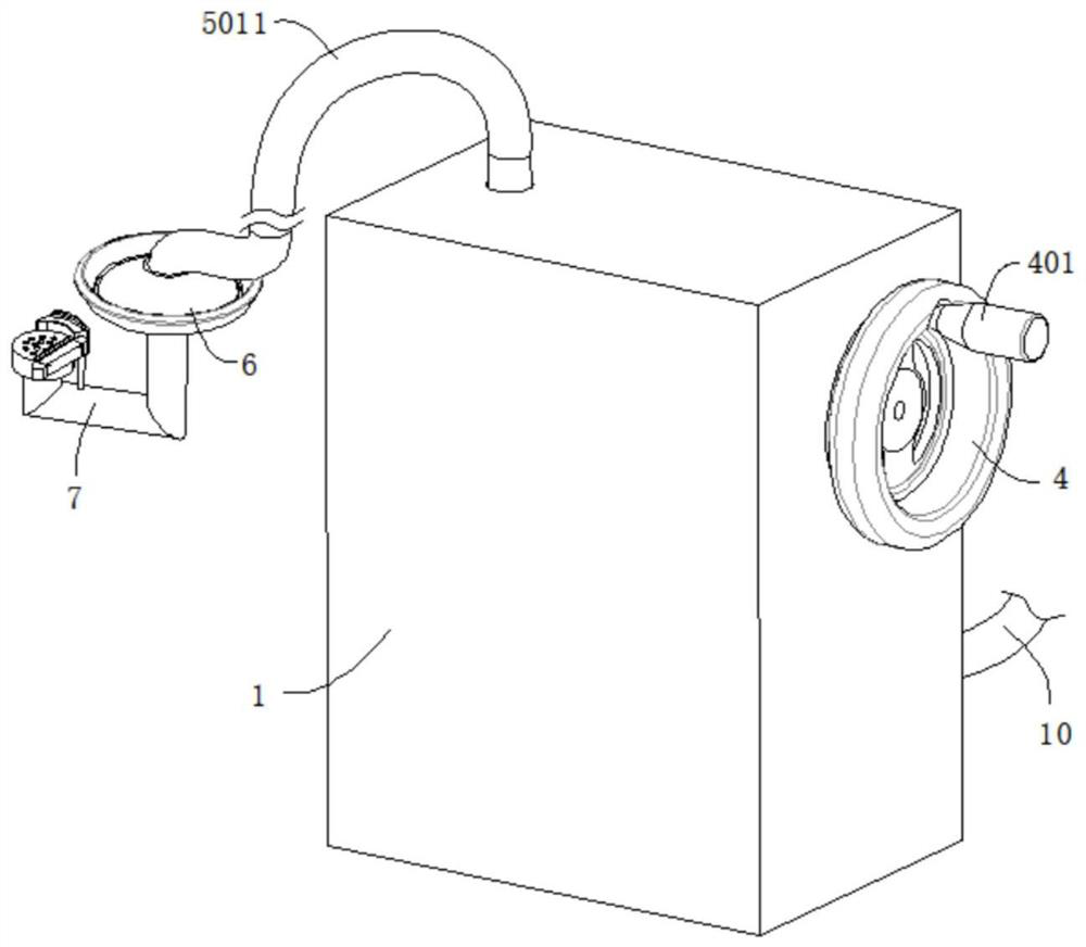 Hand-operated water purifier