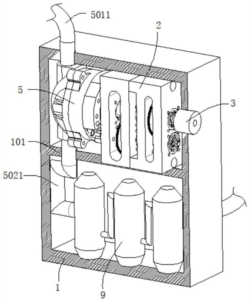 Hand-operated water purifier