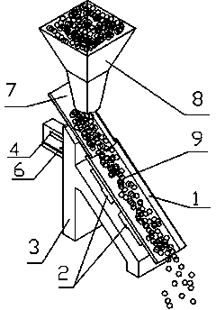 Material flow electronic scale