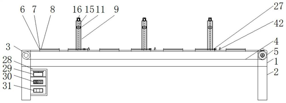 A step-by-step printing device for photovoltaic crystalline silicon cells