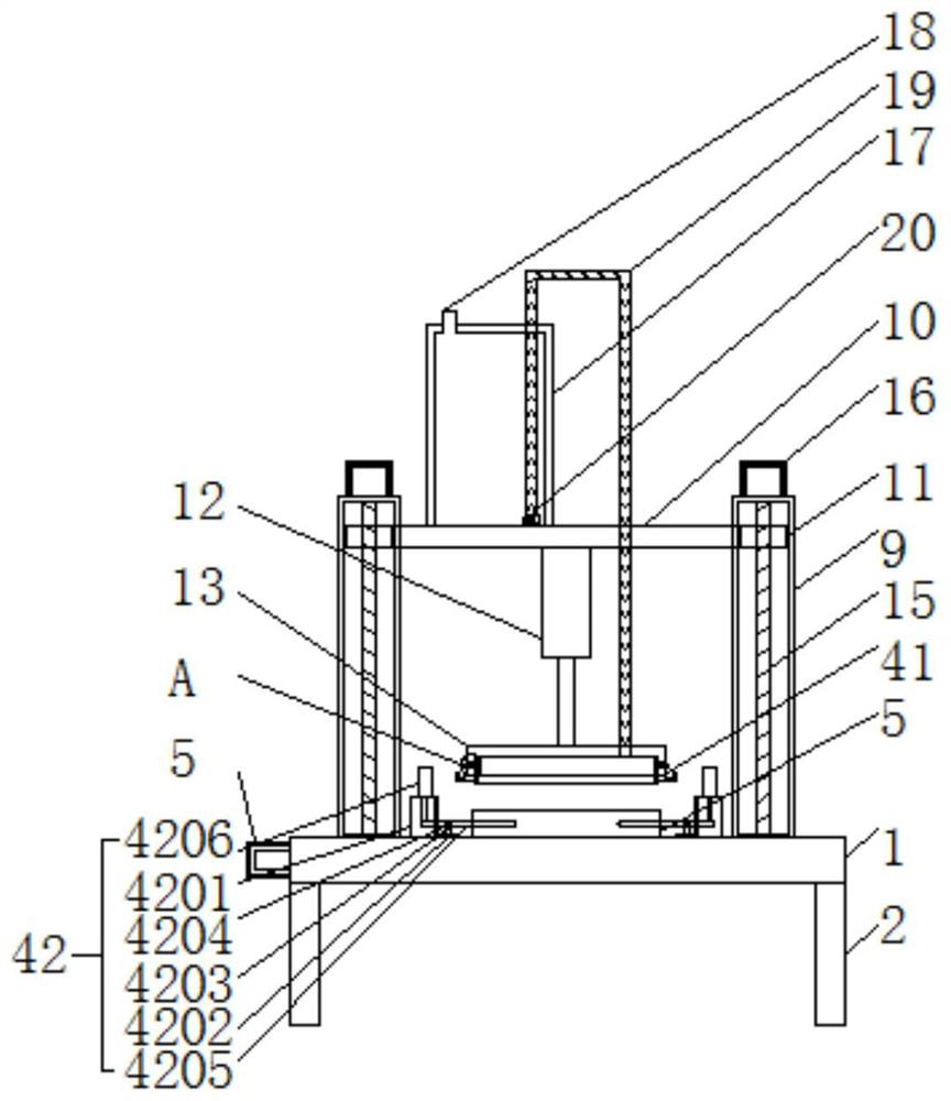 A step-by-step printing device for photovoltaic crystalline silicon cells