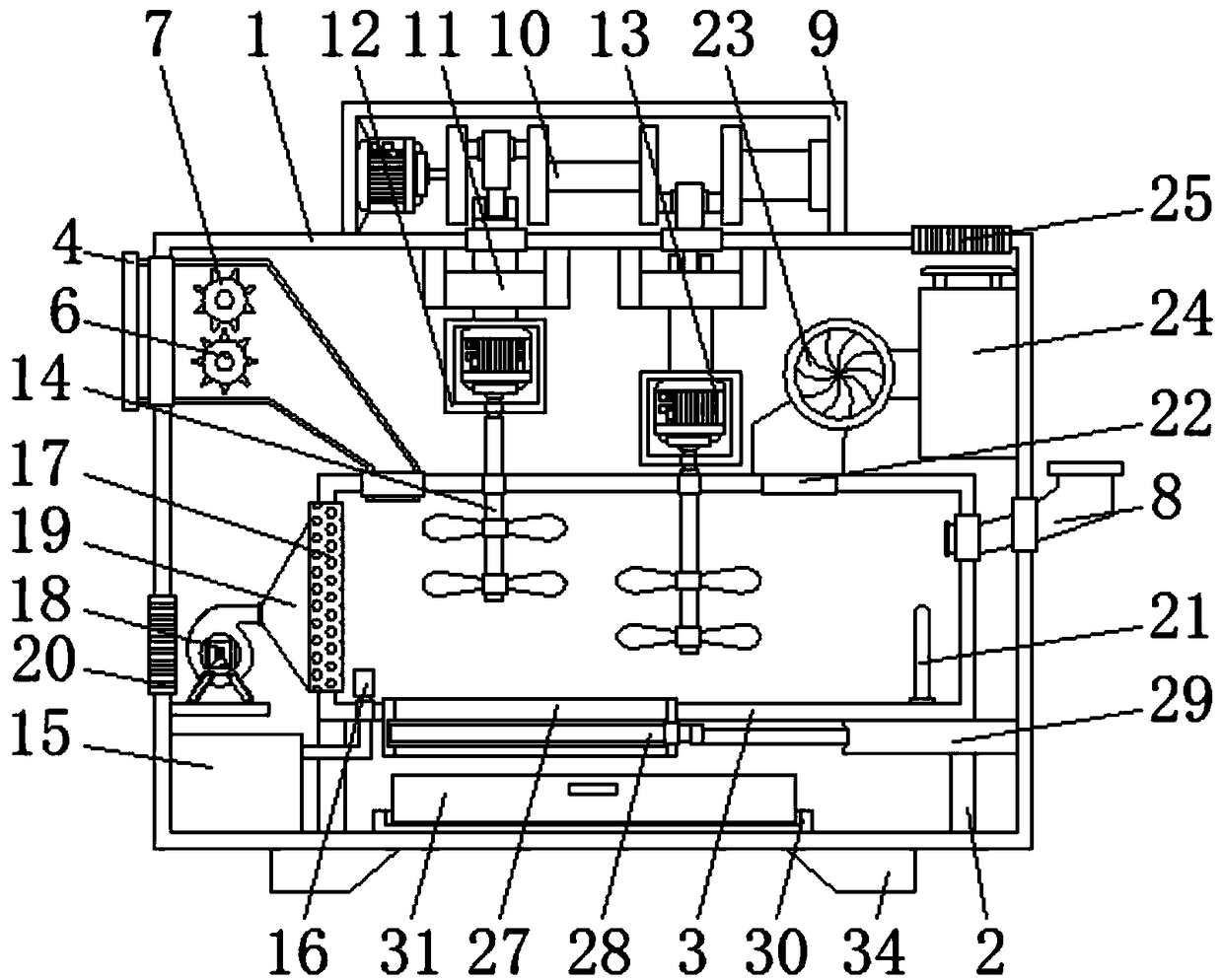 Multifunctional soil remediation and incineration robot