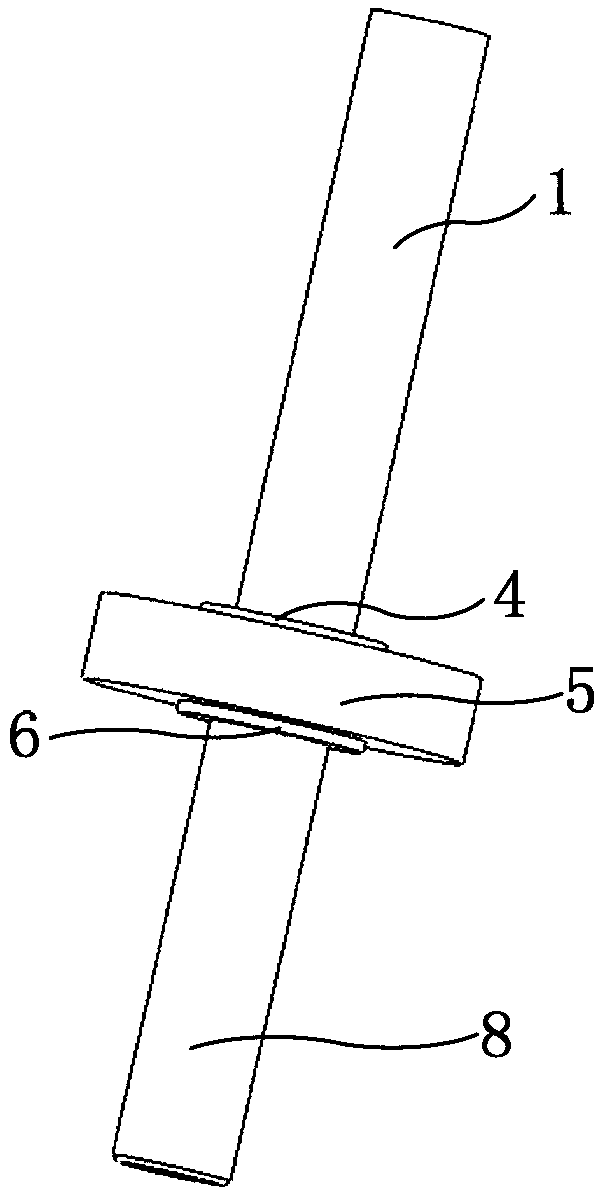 Automatically telescopic robot leg