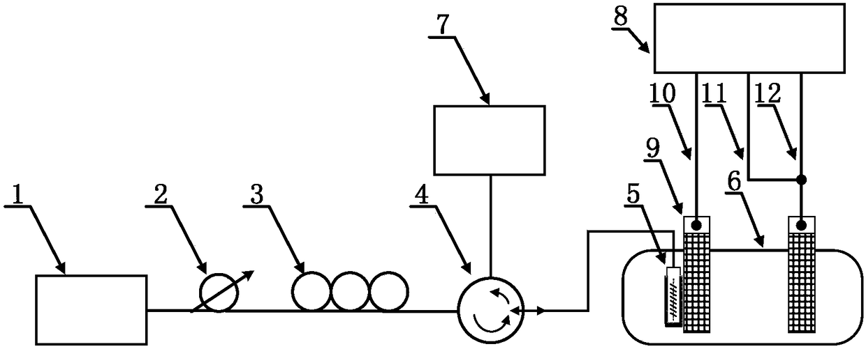 System and method for online monitoring charging state of energy storage device by fiber