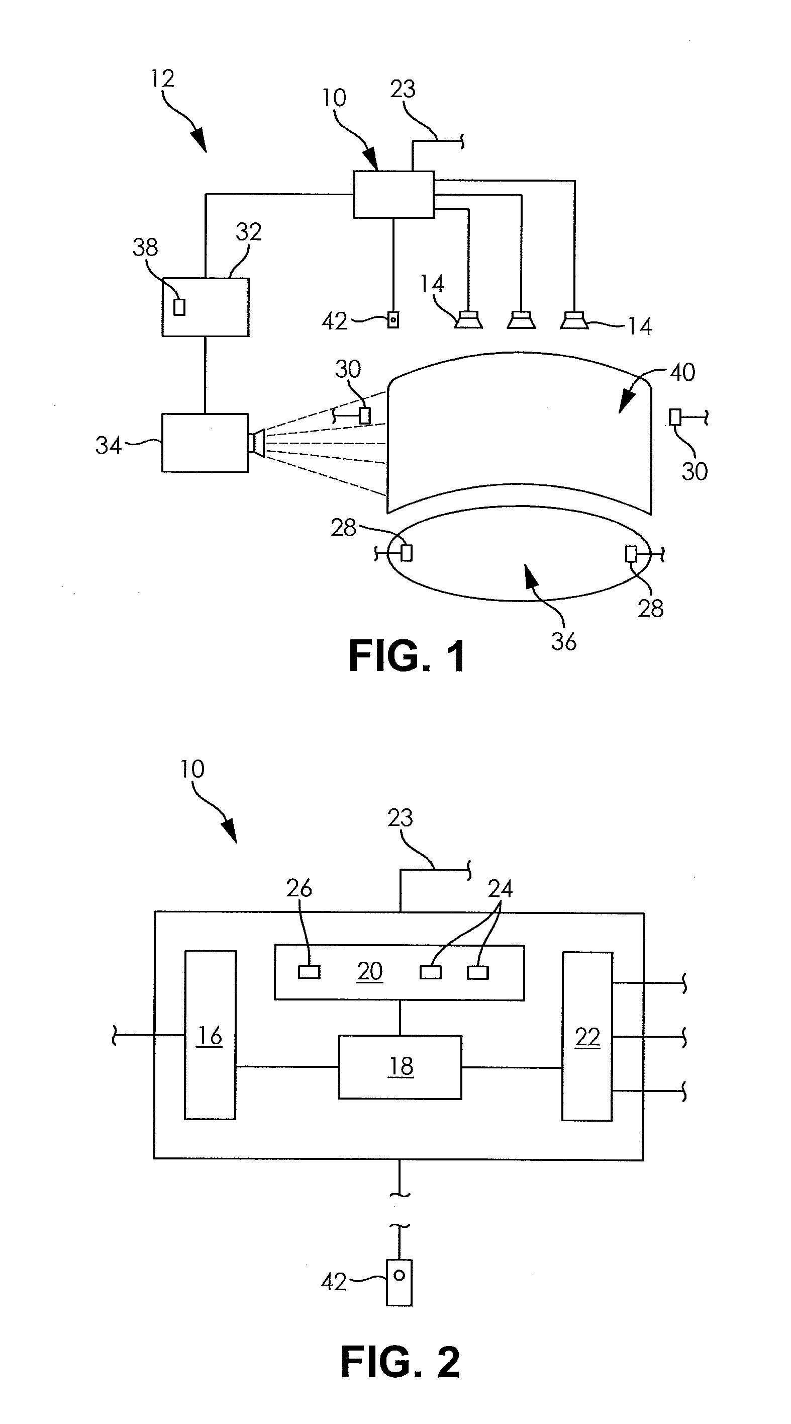 Dimmer for sport simulation environment