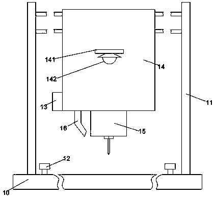 Pipe fitting drilling device