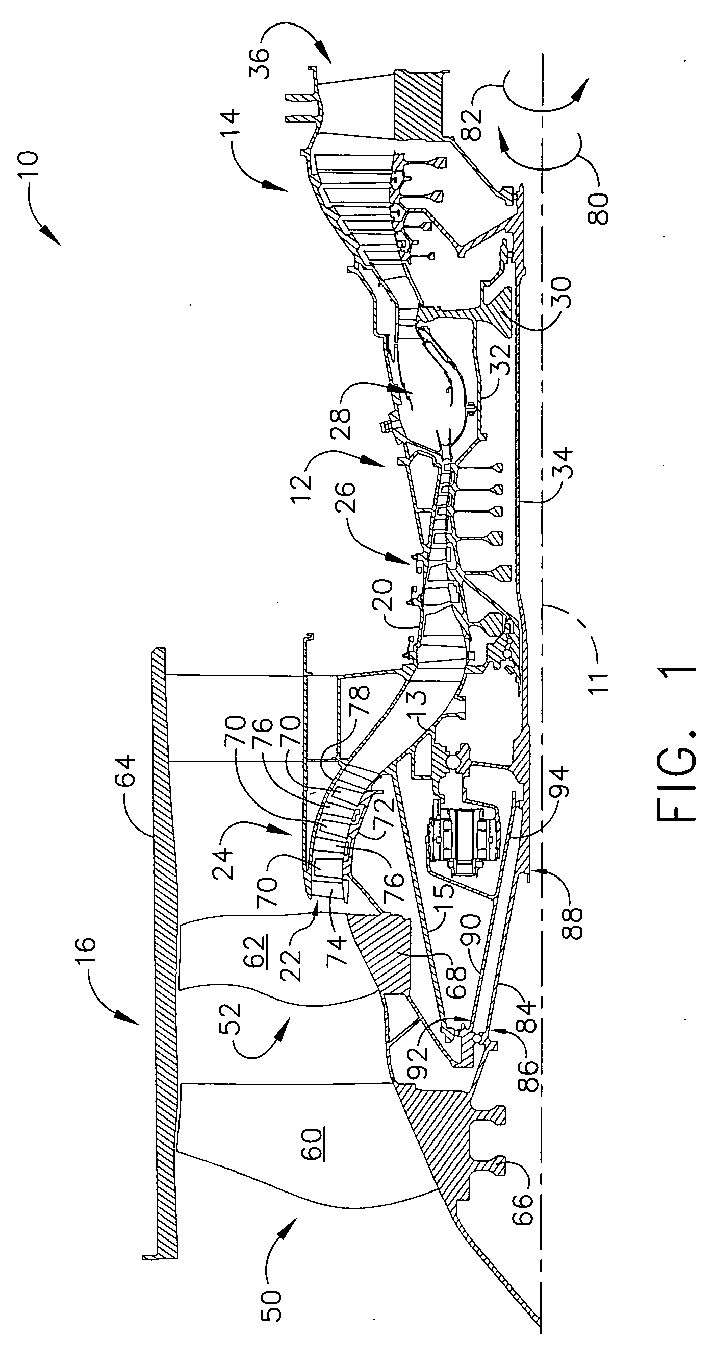 Gas turbine engine assembly and methods of assembling same