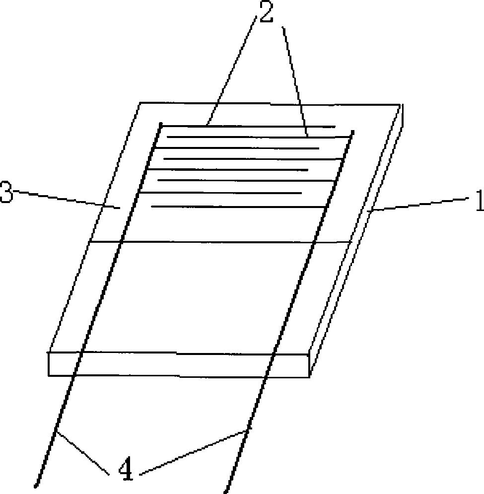 Poly-pyrrole and metal nanometer particle composite gas sensor and preparation thereof