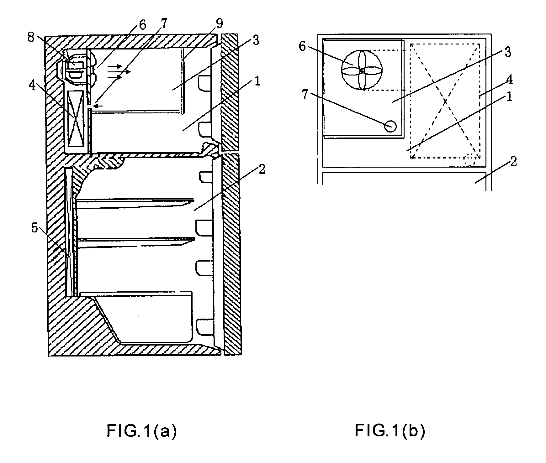 Multi-Temperature Control Refrigerator Comprising an Ice Machine