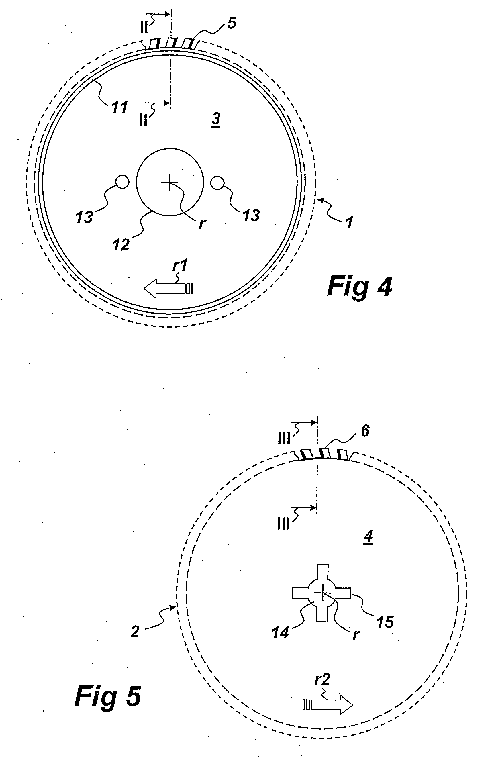 Pair of saw blades