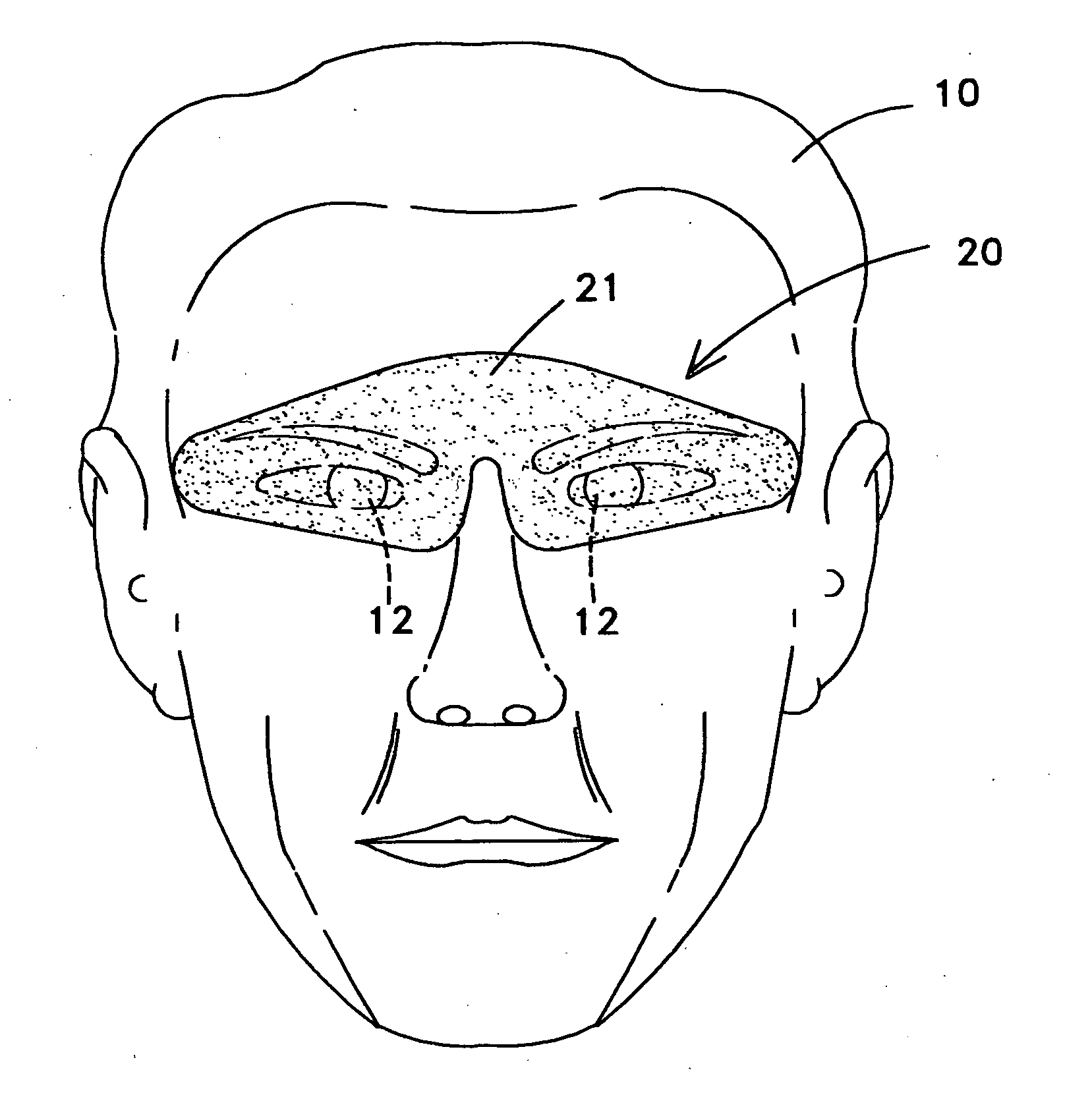 Multi-use eye mask or shield