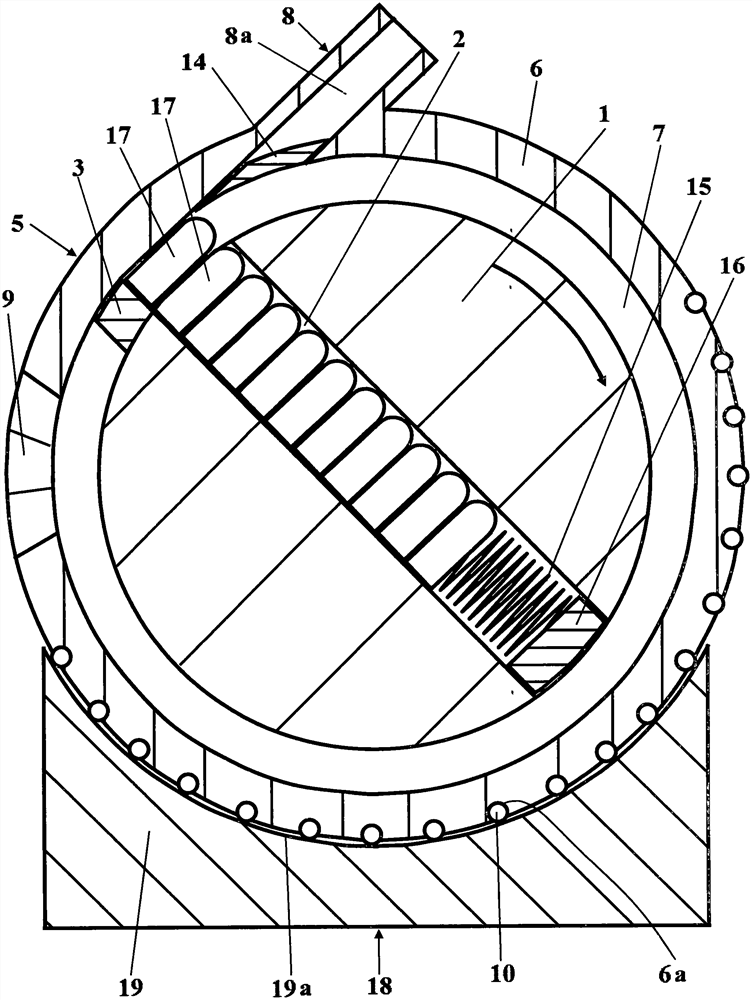 Rotating wheel type cannon