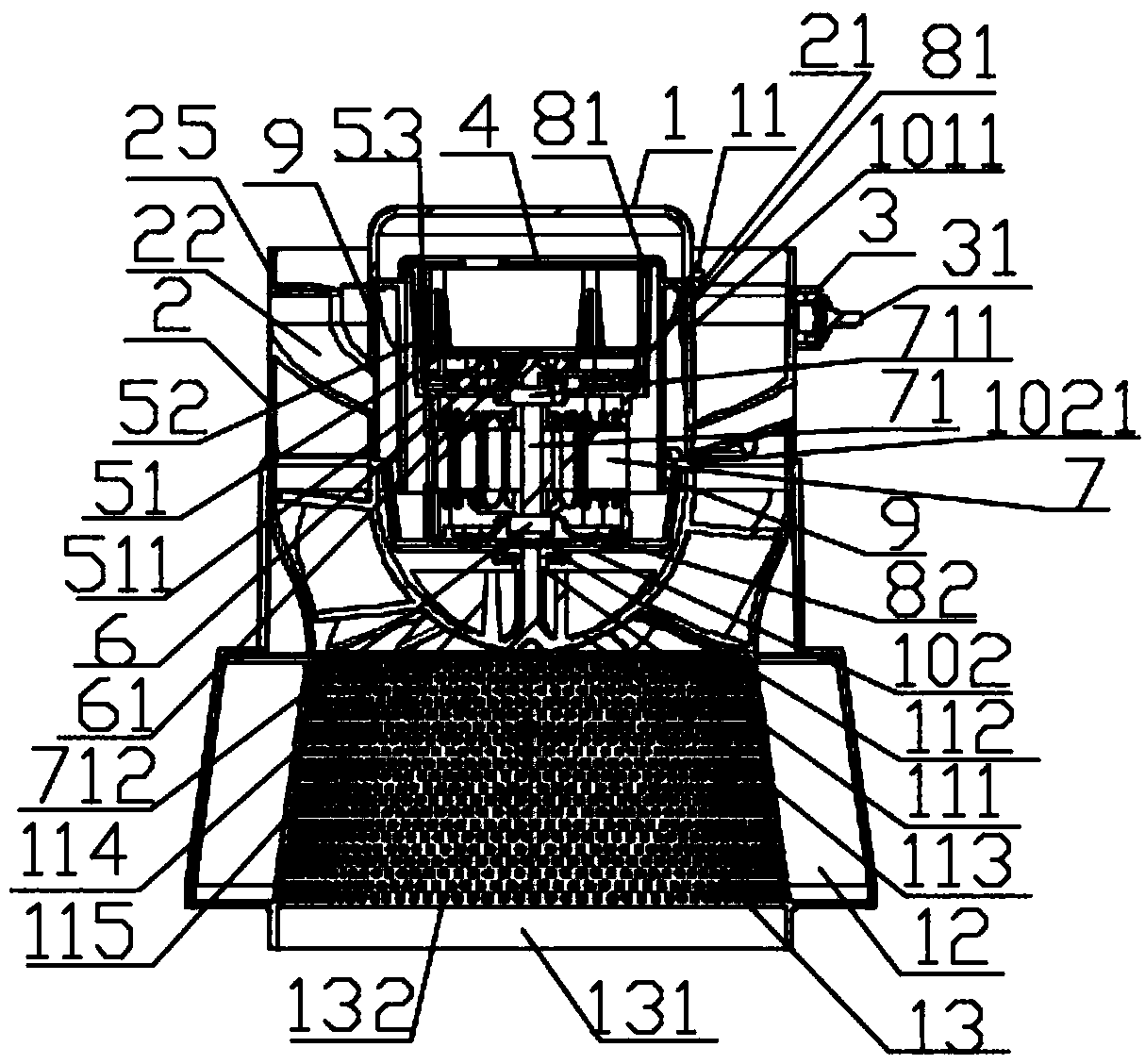 Oblique flow fan having anti-corrosion function