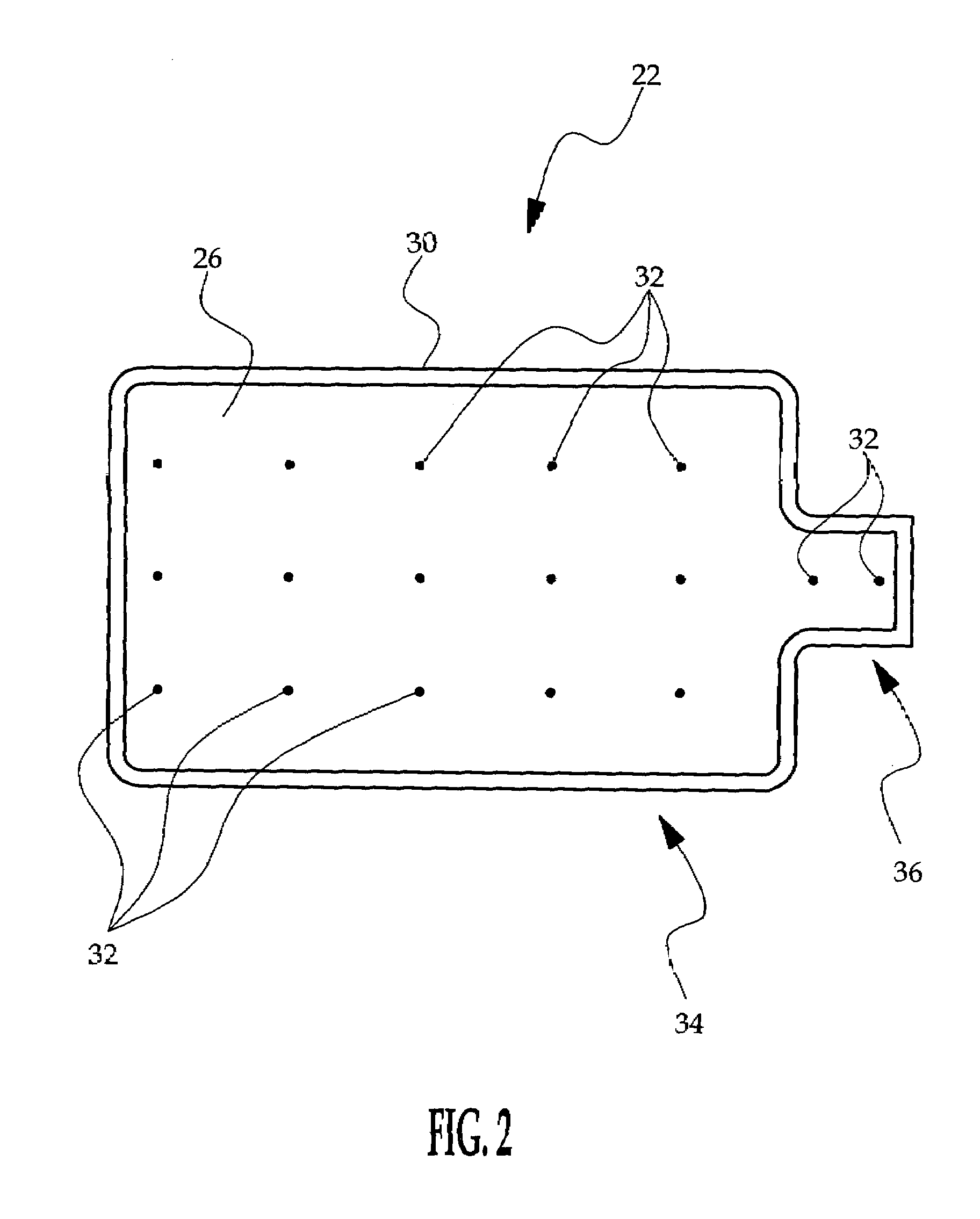 Capacitive occupant sensor for a vehicle seat