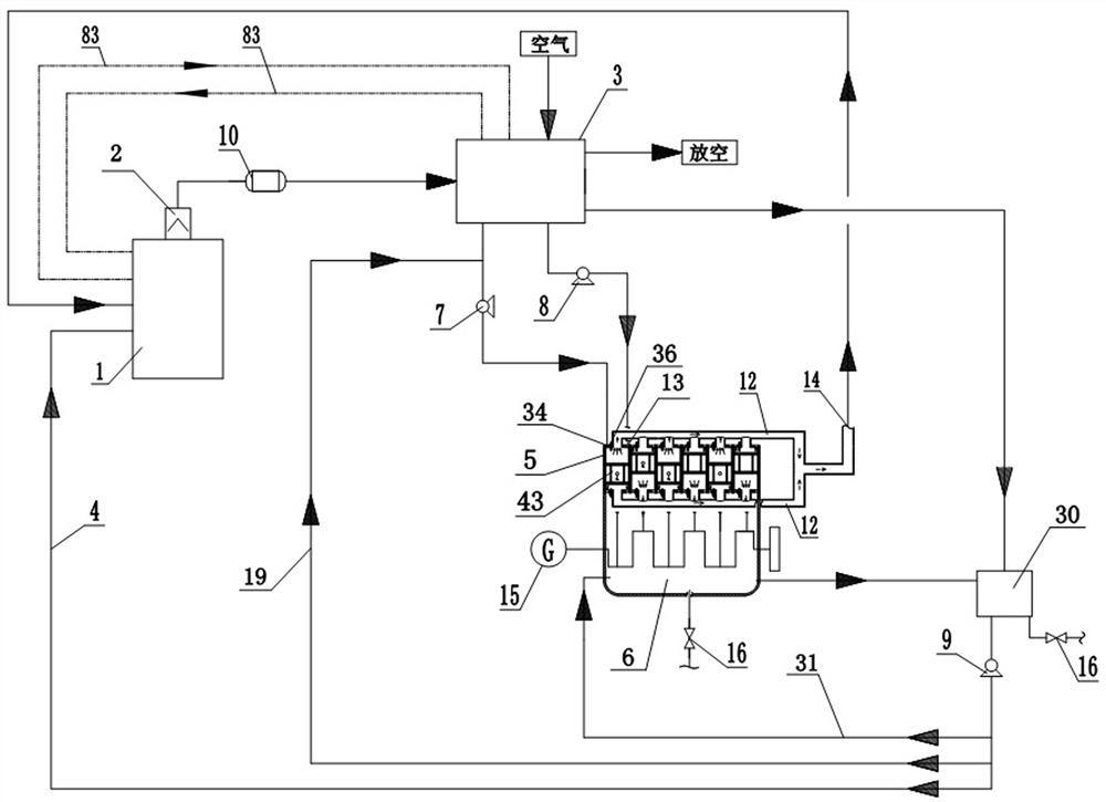 Liquid hydrogen and liquid oxygen direct injection piston type internal combustion power system