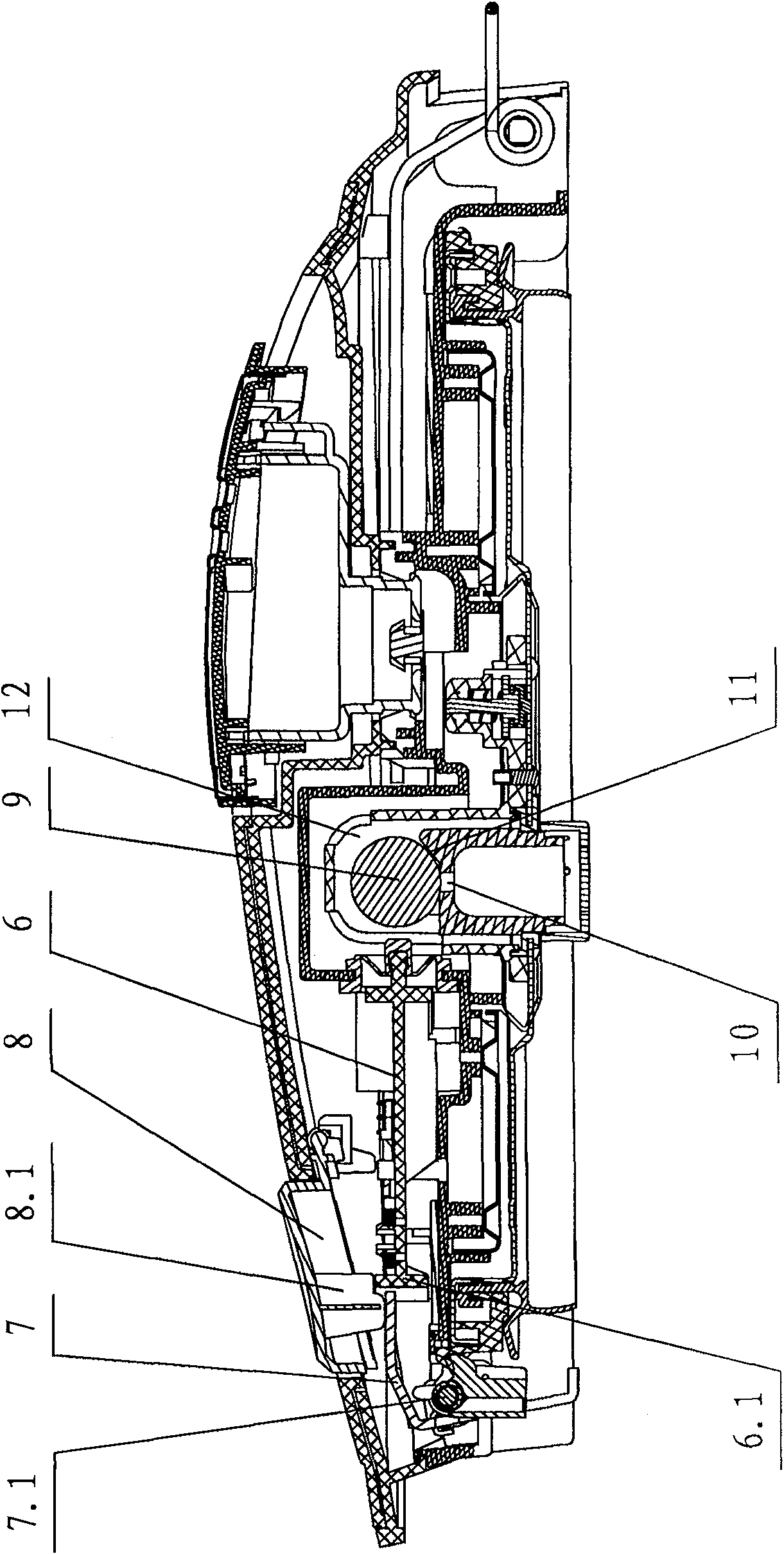 Cooker lid safety locking device for electric pressure cooker and control method thereof