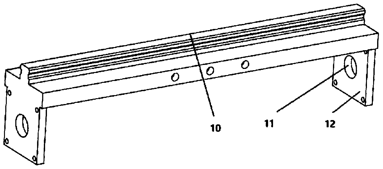 Flexible self-adaptive hub carrying mechanical arm