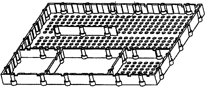 Plastic shielding cover board