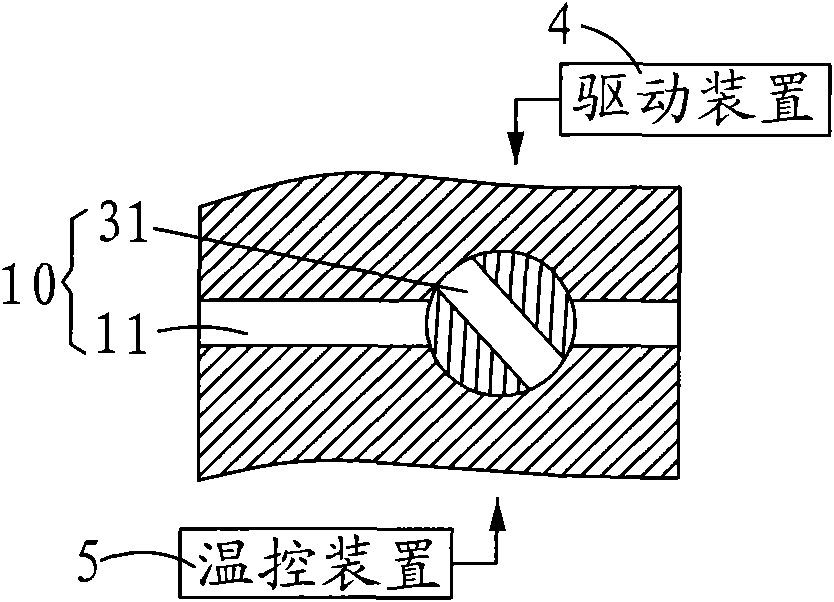 Rotary locking control method of plastic injecting nozzle