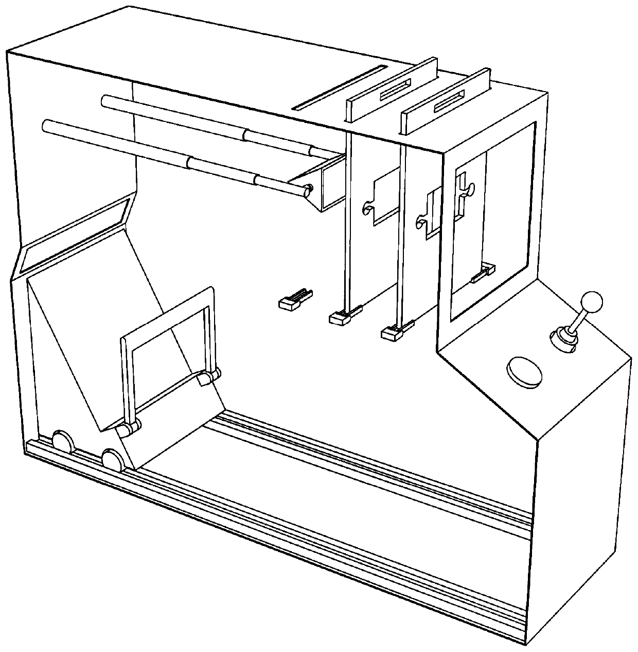 A hand-eye coordination training device and its working method