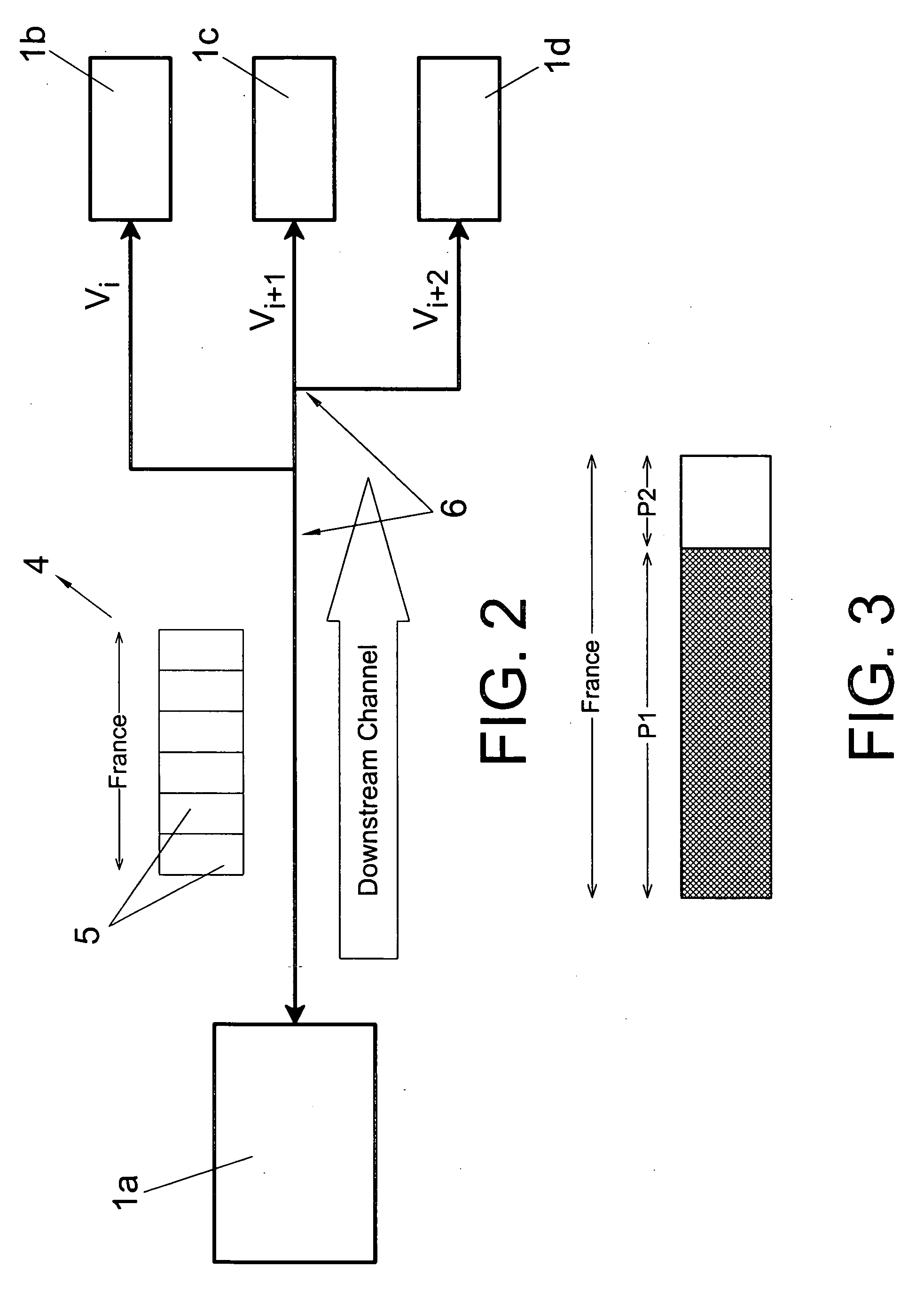 Process for the transmission of data by a multi-user, point to multi-point digital data transmission system