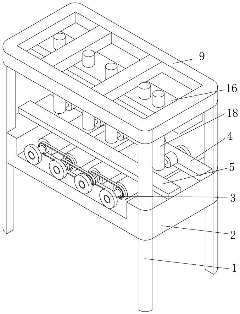 Automatic strip inlaying and pasting device for various metal strips for floor and vehicle interior decoration