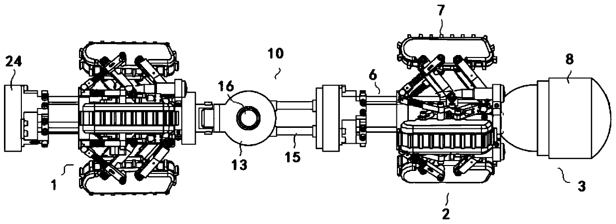 Remote control robot for petroleum pipeline maintenance